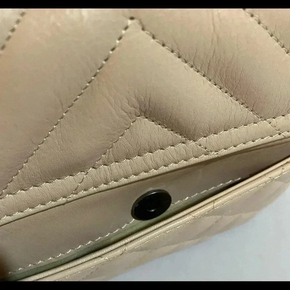 Borse in pelle pink quilted leather satchel handbag - Picture 6 of 11